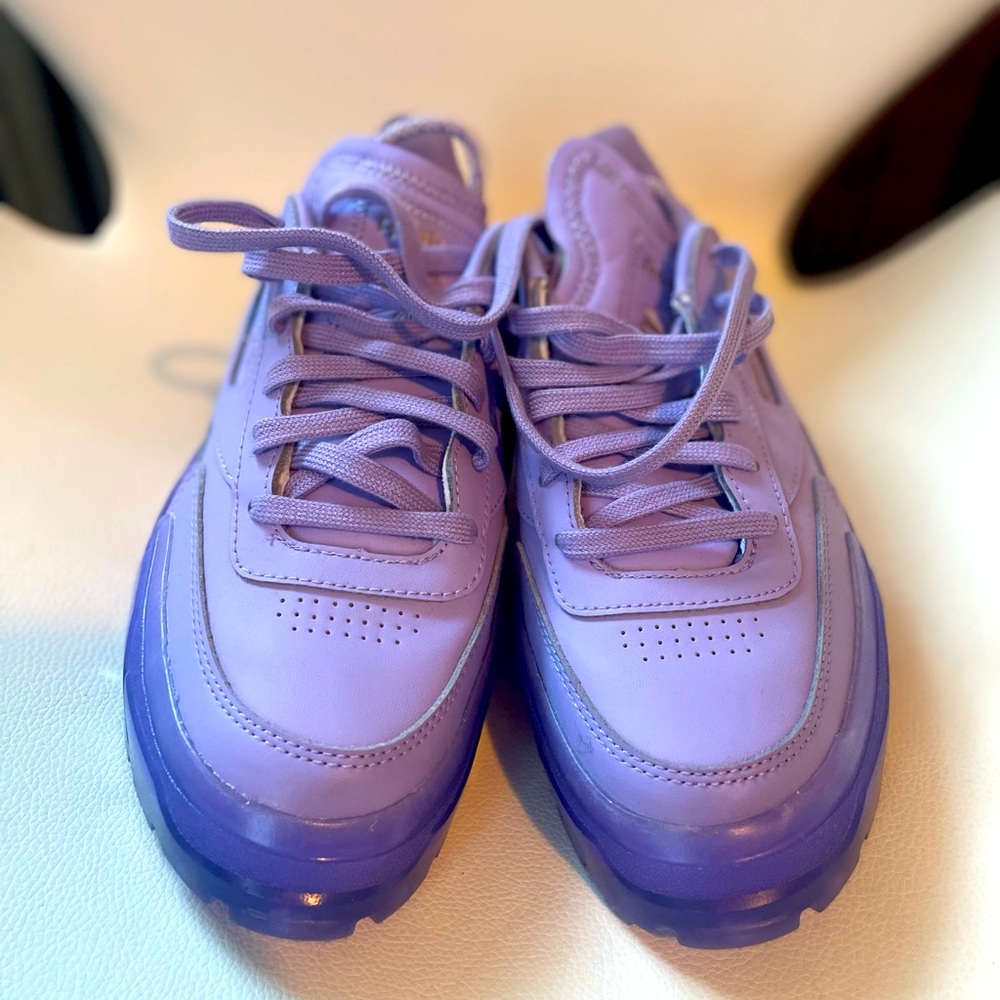 Purple Cardi B Reeboks